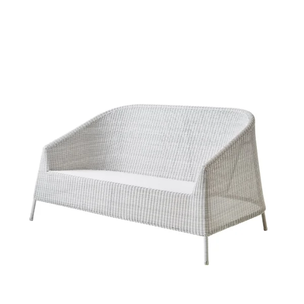 Cane-line Canapé lounge Kingston 2 places White grey