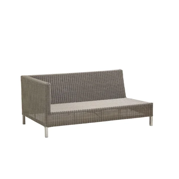 Cane-line Canapé modulaire Connect Canapé 2 places taupe, à droite