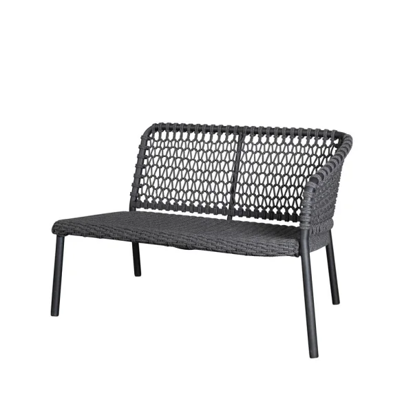 Cane-line Canapé modulaire Ocean Dark grey, gauche