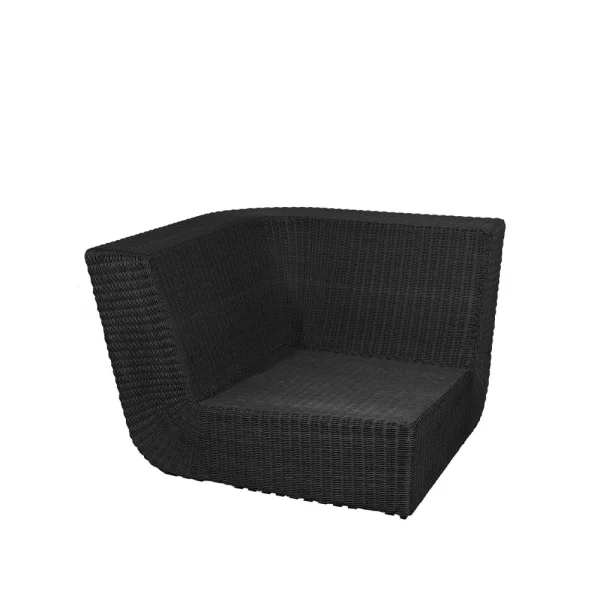 Cane-line Canapé modulaire Savannah Noir, angle