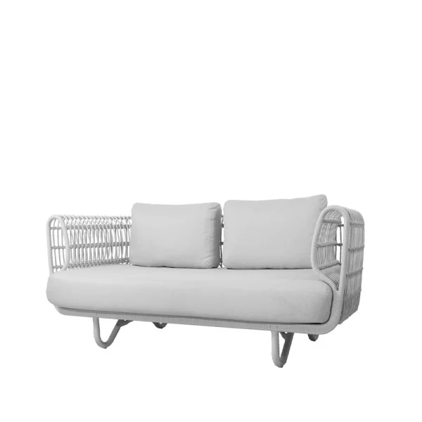 Cane-line Canapé Nest 2 places White, Cane-Line Natté white