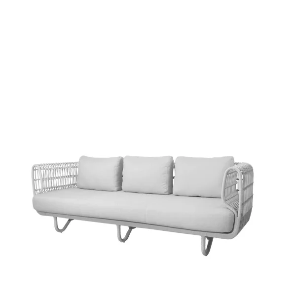 Cane-line Canapé Nest 3 places weave White, Cane-Line Natté white