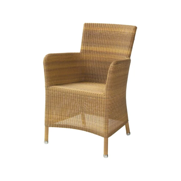 Cane-line Chaise Hampsted weave avec accoudoirs Naturel