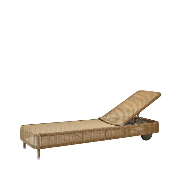 Cane-line Chaise longue Presley weave Natural