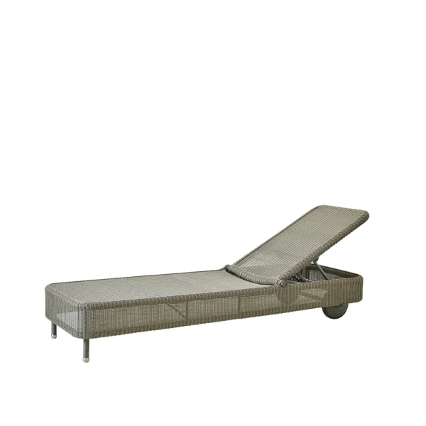 Cane-line Chaise longue Presley weave Taupe