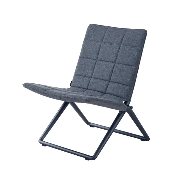 Cane-line Chaise pliante Traveller Cane-Line airtouch gris