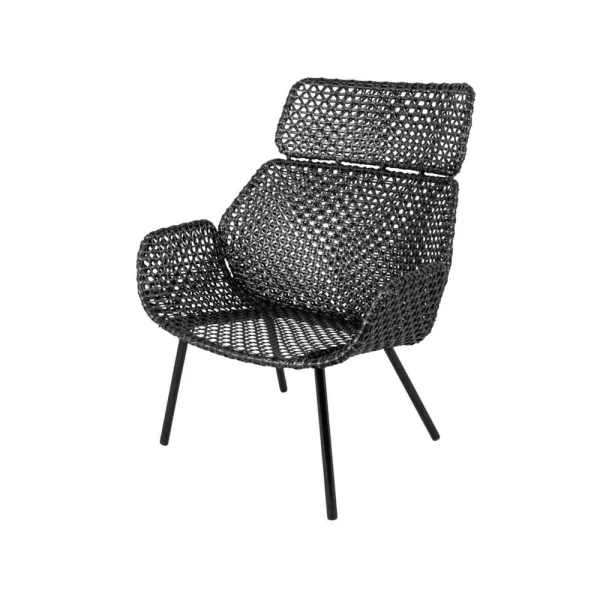 Cane-line Chaise Vibe Highback Black