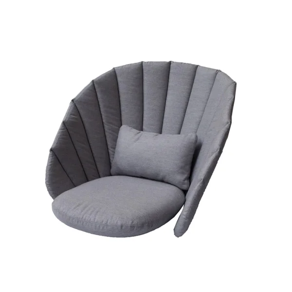 Cane-line Coussin pour fauteuil lounge Peacock Cane-Line Natté grey