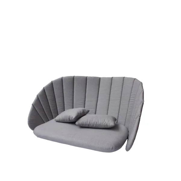 Cane-line Coussins pour canapé Peacock 2 places Cane-line natté grey