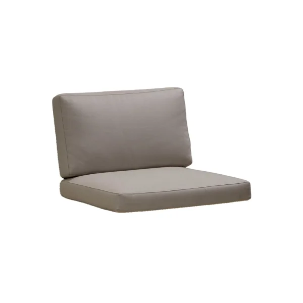 Cane-line Ensemble de coussins Connect pour fauteuil lounge / module simple Cane-line Natté taupe