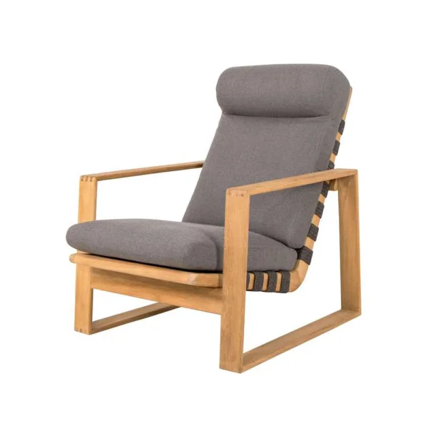 Cane-line Fauteuil Endless Soft Highback Cane-Line airtouch grey, teak