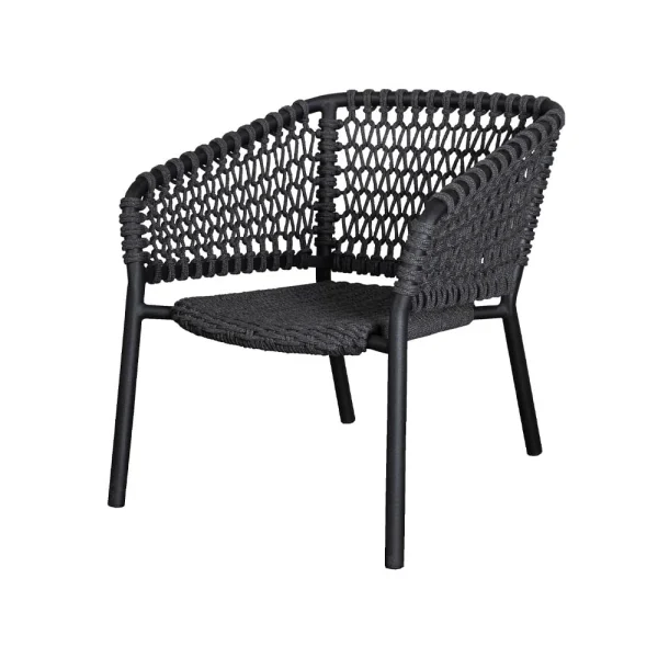 Cane-line Fauteuil lounge Ocean Dark grey