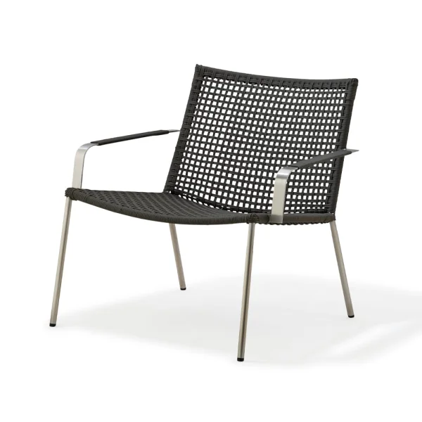 Cane-line Fauteuil lounge Straw Anthracite