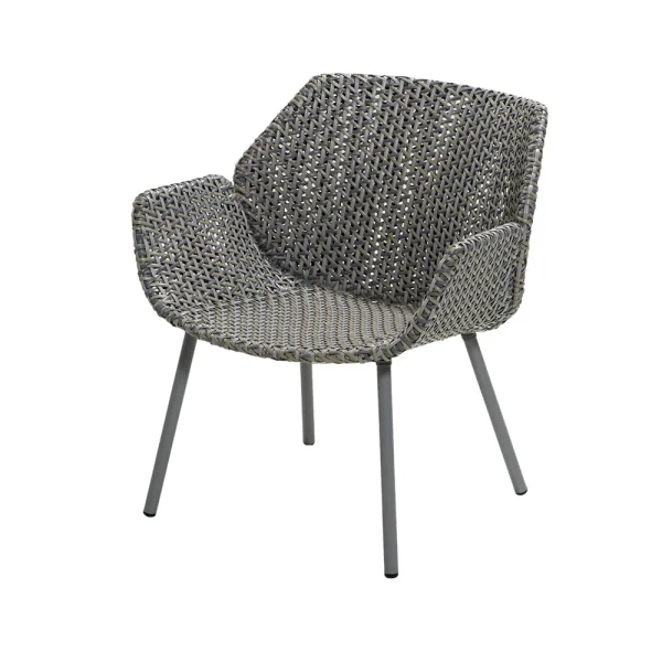 Cane-line Fauteuil lounge Vibe Light grey/grey/taupe