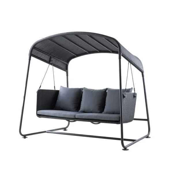 Cane-line Hamac Cave Graphite, incl. coussins gris