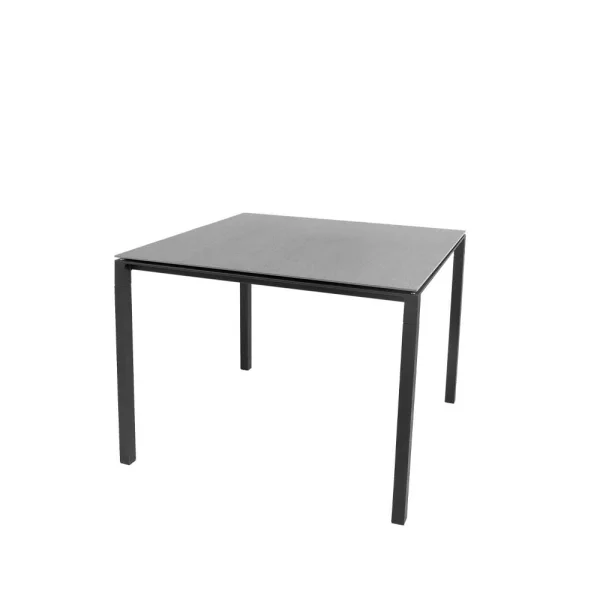 Cane-line Table à manger Pure Basalt grey-lava grey 100x100 cm