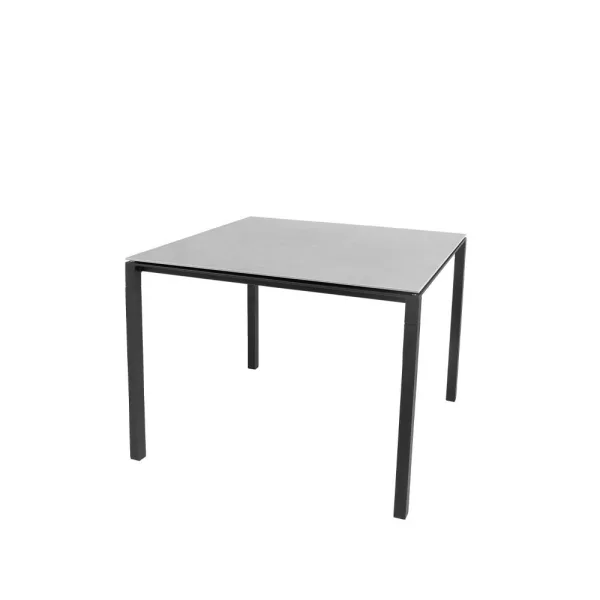 Cane-line Table à manger Pure Concrete grey-lava grey 100x100 cm