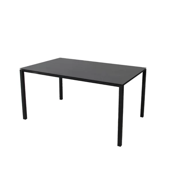 Cane-line Table à manger Pure Nero-lava grey 150x90 cm