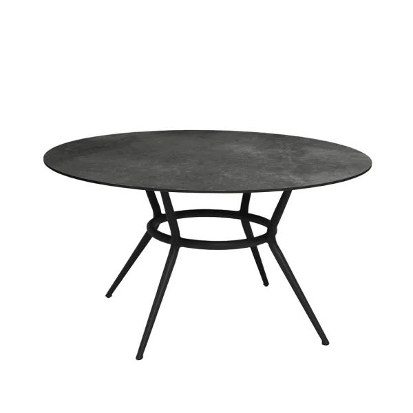 Cane-line Table à manger ronde Joy Dark grey-Lava grey Ø144 cm