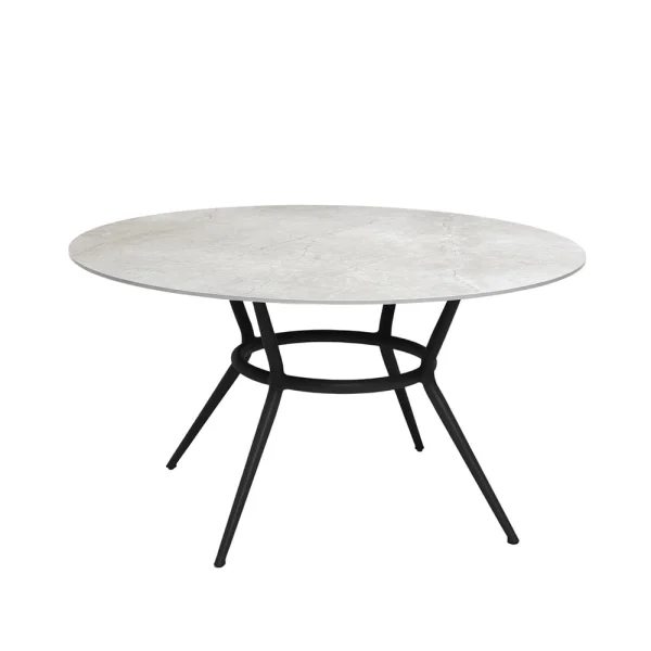 Cane-line Table à manger ronde Joy Fossil grey-Lava grey Ø144 cm
