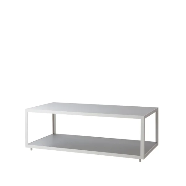 Cane-line Table basse Level céramique 62x122 cm Light grey-white