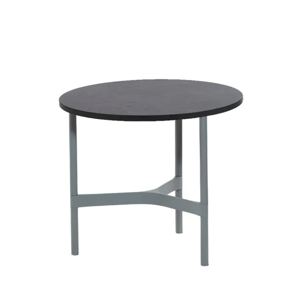 Cane-line Table basse Twist small Ø45 cm Dark grey-light grey