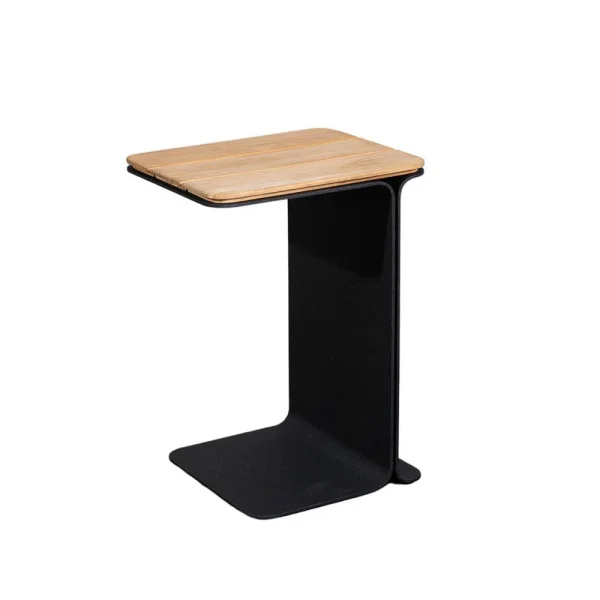 Cane-line Table d'appoint Mega Teck-pied lava grey