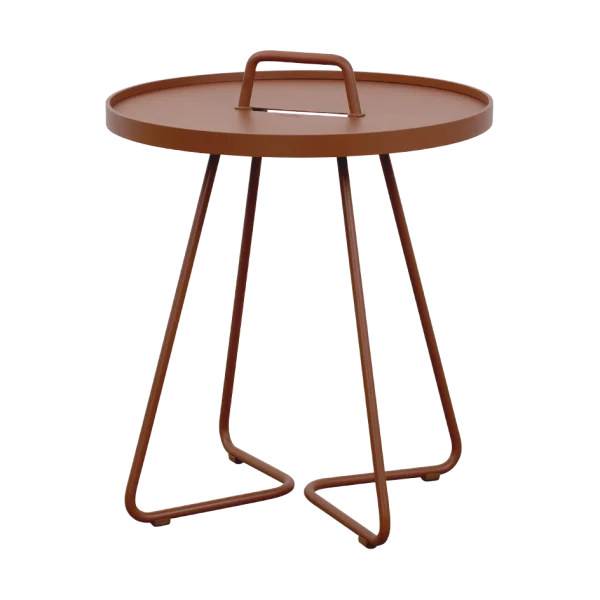 Cane-line Table d'appoint On-the-move Ø44 cm Desert red