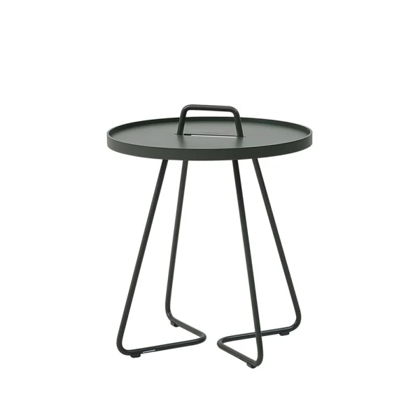 Cane-line Table On the Move Ø44 cm Dark green