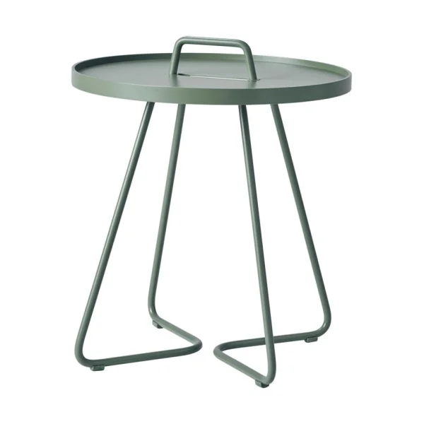 Cane-line Table On the Move Ø44 cm Dusty green