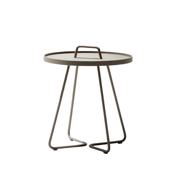 Cane-line Table On the Move Ø44 cm Taupe