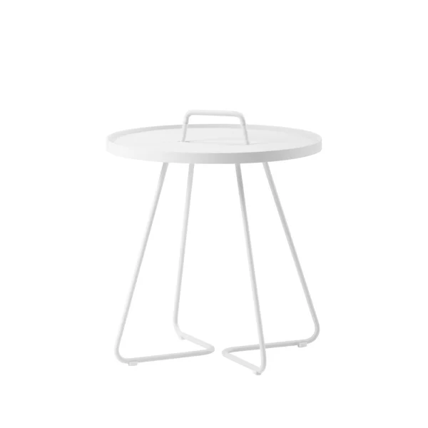 Cane-line Table On the Move Ø44 cm White
