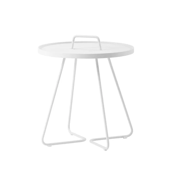 Cane-line Table On the Move Ø52 cm White
