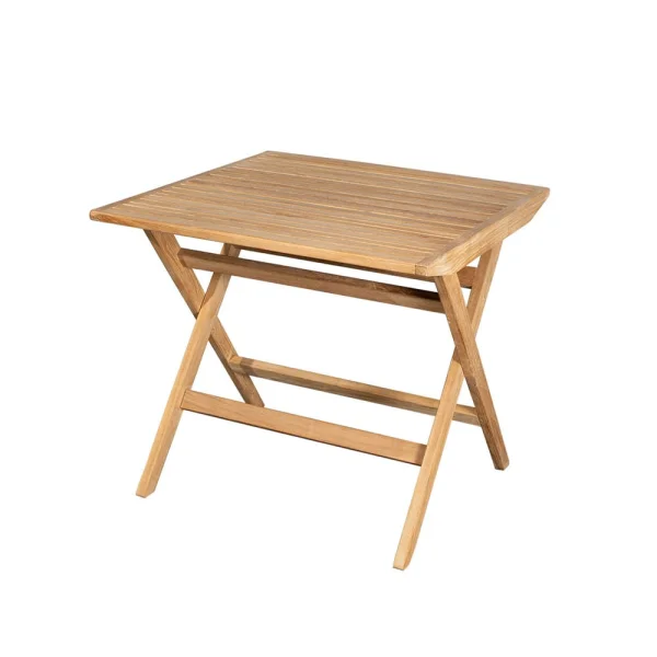 Cane-line Table pliante Flip 80x80x72,5 cm Teck