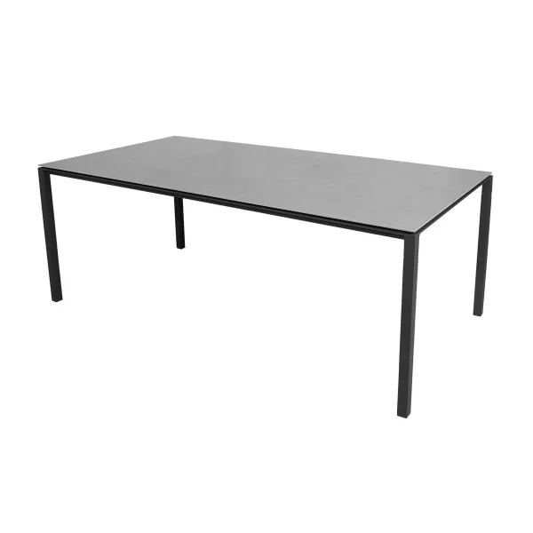 Cane-line Table Pure 200x100 cm Concrete grey-lava grey