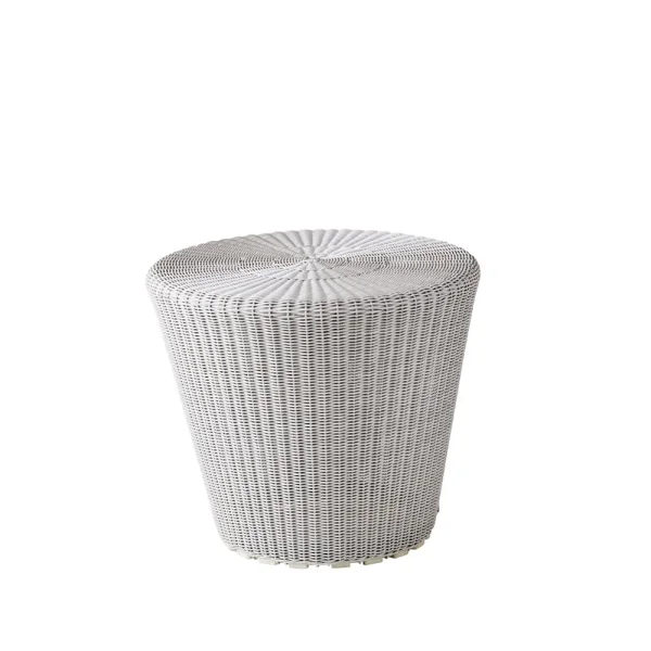 Cane-line Table/tabouret Kingston Ø46 cm White grey