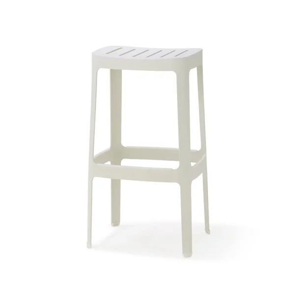 Cane-line Tabouret de bar Cut White