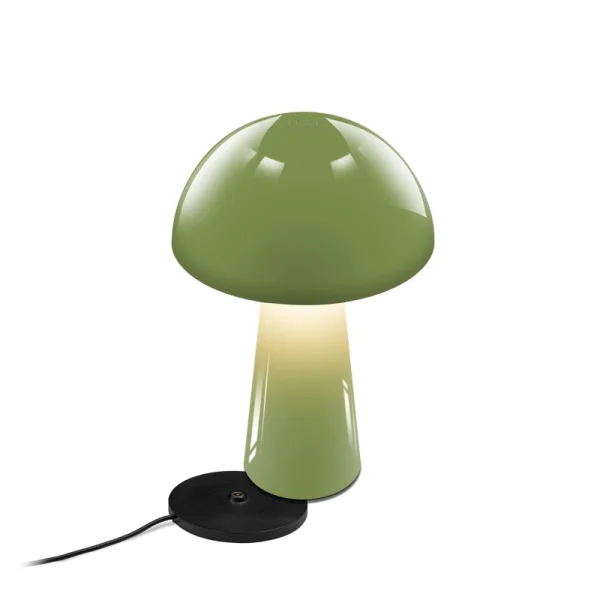 Century Italia Coco - lampe de table d'extérieur sans fil avec station de charge - Ø 16 x 25,5 cm - 1,5W LED dimmable inclus - IP44 - vert