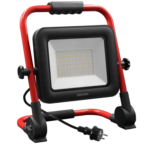 Century Italia Rework - projecteur portable - 33,5 x 20 x 37,5 cm - 70W LED inclus - IP65 - noir et rouge