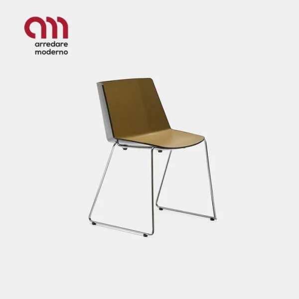 Chaise Aiku MDF Italia traîneau