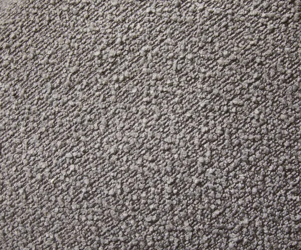 Chaise-de-bar Yago-Flex Bouclé gris argenté Pied pivotant réglable en hauteur Métal noir pivotant Ressorts ensachés