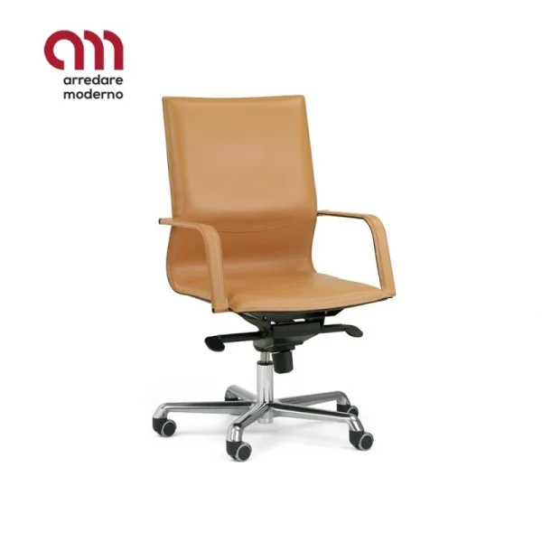 Chaise de Bureau Lybra Enrico Pellizzoni à roulettes