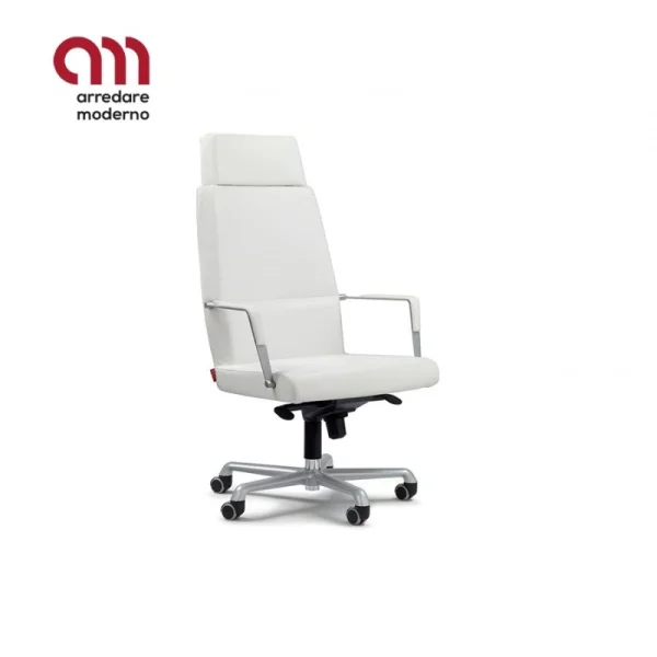 Chaise de Bureau Web President Enrico Pellizzoni avec accoudoirs