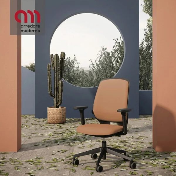 Chaise Key Smart Advanced Kastel rembourré avec accoudoirs
