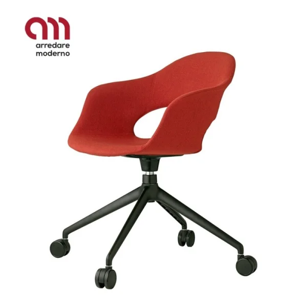 Chaise Lady B Pop Scab avec roulettes