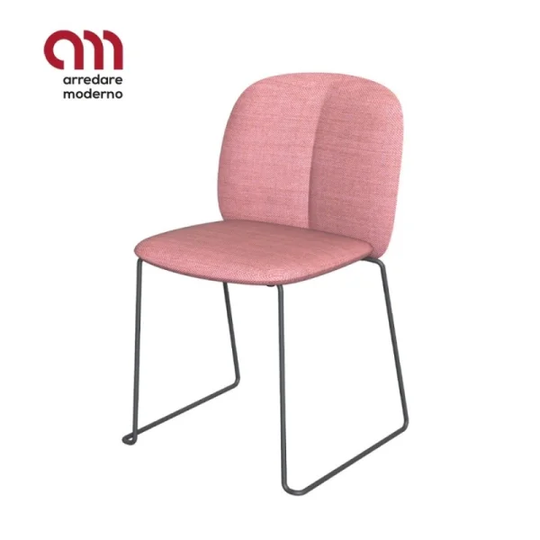 Chaise Mentha Pop Scab traîneau