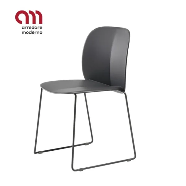 Chaise Mentha Scab traîneau