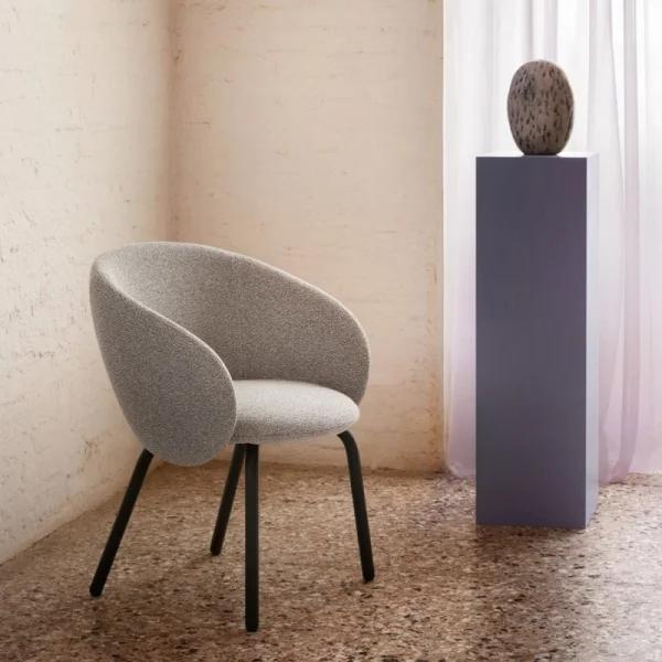Chaise Nebula Tube Miniforms avec accoudoirs