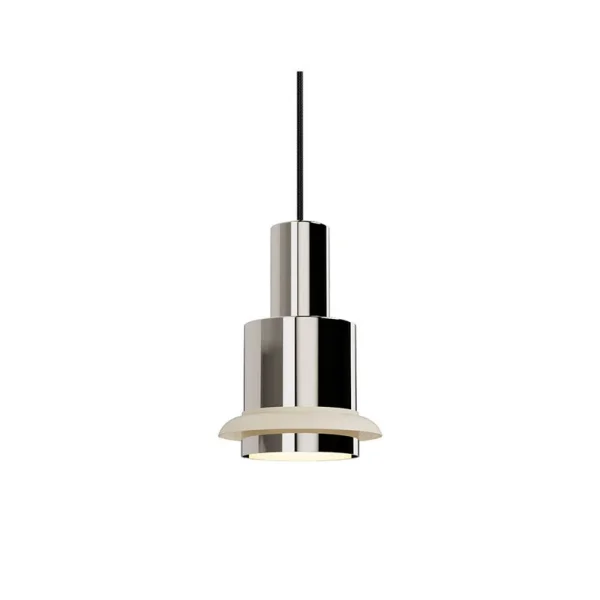 Chaumont Suspension Ø15xH22 Nickel/White - DCW