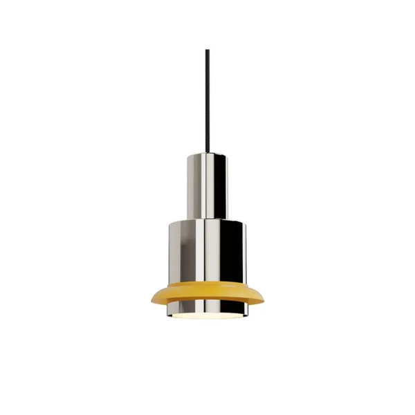 Chaumont Suspension Ø15xH22 Nickel/Yellow - DCW